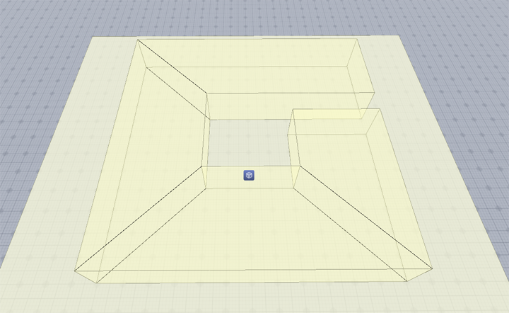 A complex polygon prism can’t be converted to convex geometry.
